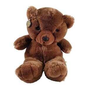 Ganzbro Heritage  Collection Brown Bear Plush Stuffed Animal Vintage 1988